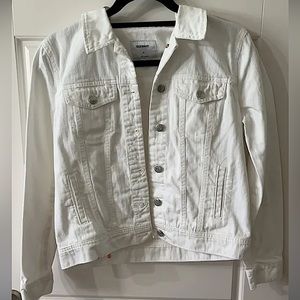 OLD NAVY White Denim Jean Jacket